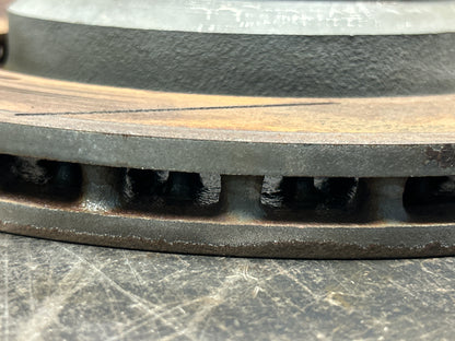 15-23 Dodge Charger Hellcat Rear Slotted Brembo Brake Rotor Pair OEM