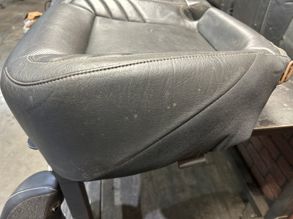 15-23 Dodge Charger SRT Hellcat Rear Seat Set Black Leather W/ Side Bolsters OEM