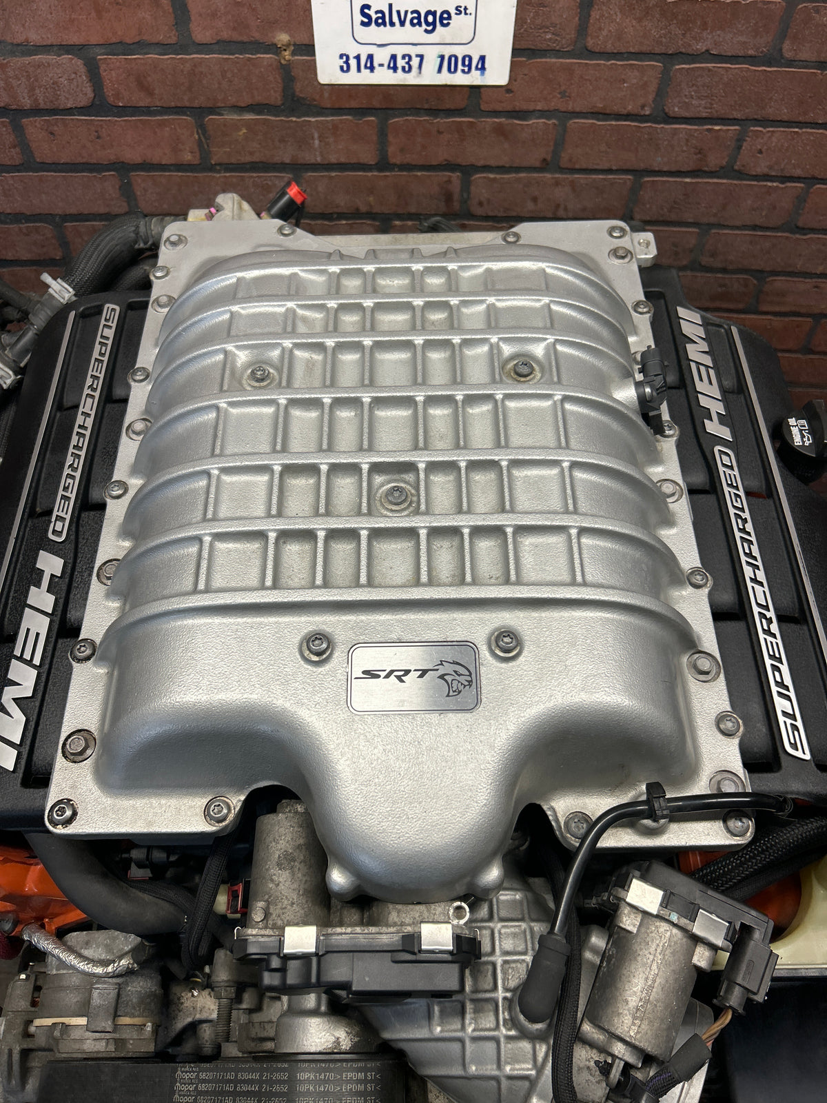 2019 Dodge Charger Hellcat 6.2L Supercharged Hemi Engine Assembly 68166441EB 64K