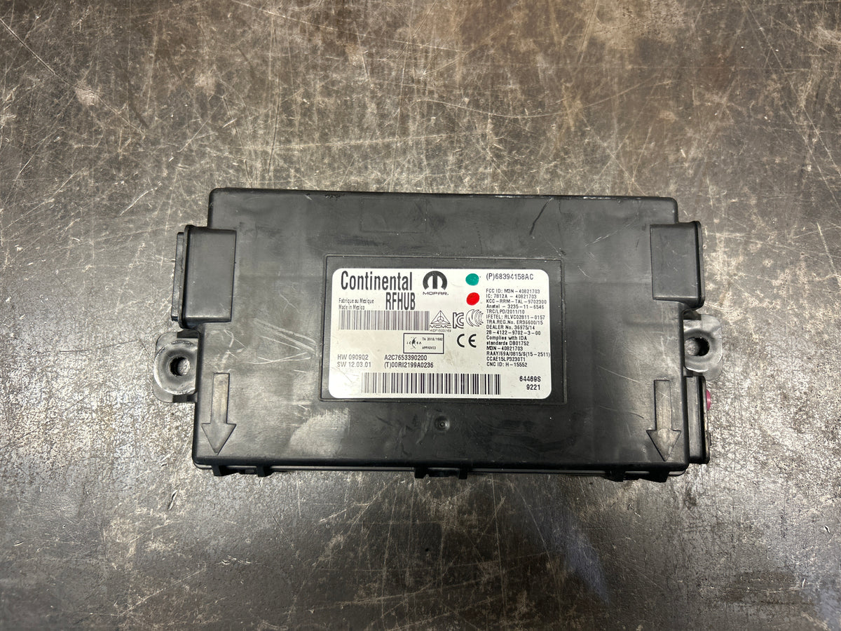 15-23 Dodge Charger Hellcat RF Hub Keyless Entry Receiver Module 68394158AC OEM