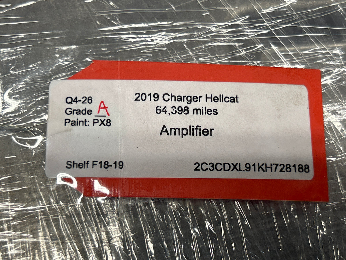 2019 Dodge Charger Hellcat Audio Amplifier Amp 68429460AB OEM
