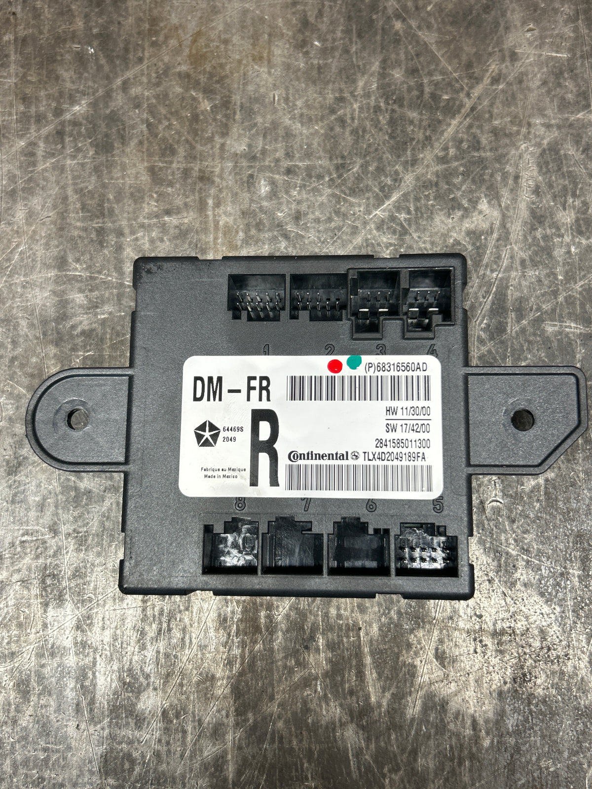 15-23 Charger Hellcat Front Right Passenger Door Control Module 68316560AD OEM
