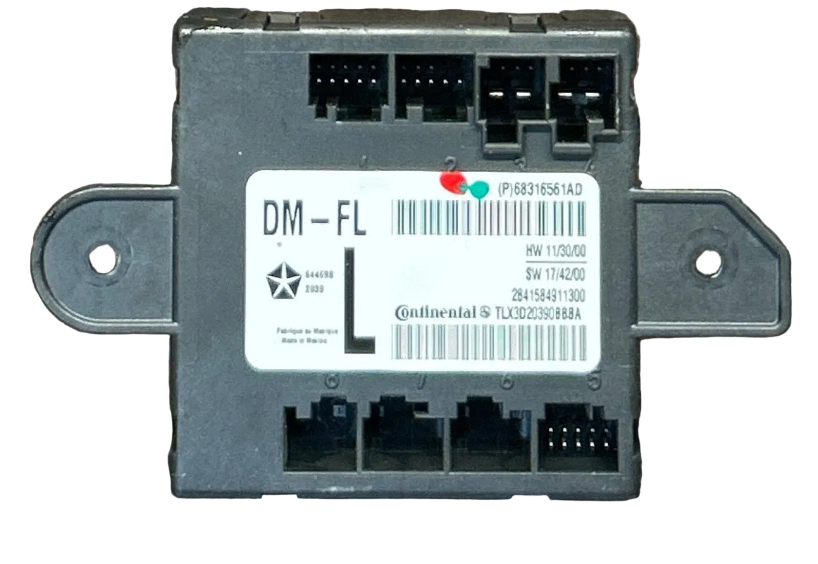 15-23 Charger Hellcat Front Left Driver Door Control Module 68316561AD OEM
