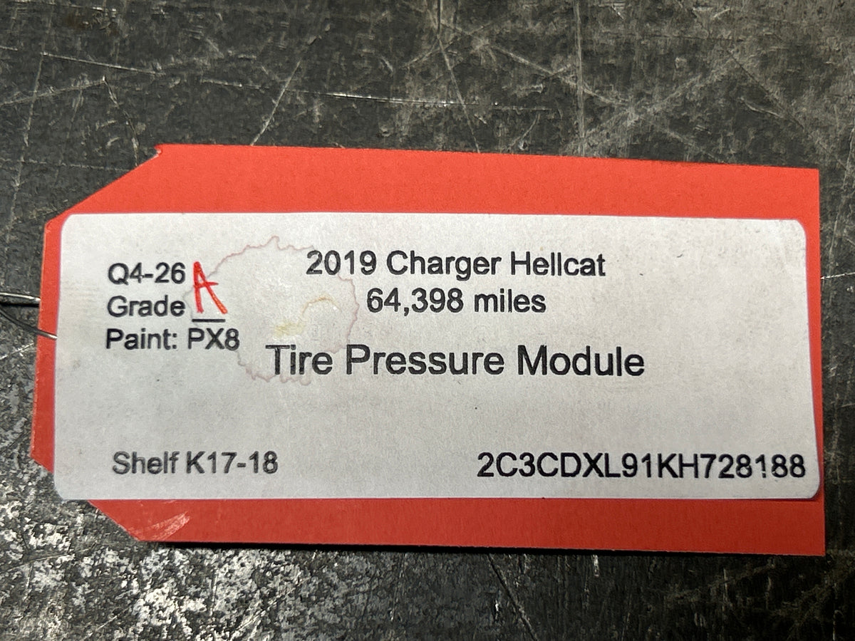 2019 Dodge Charger Hellcat Tire Pressure Monitoring TPMS Module 68219831AF OEM
