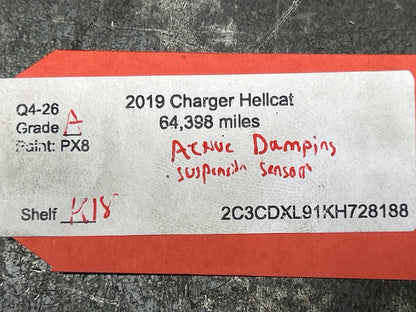 15-23 Dodge Charger Hellcat Active Damping Suspension Sensor 56029456AA OEM