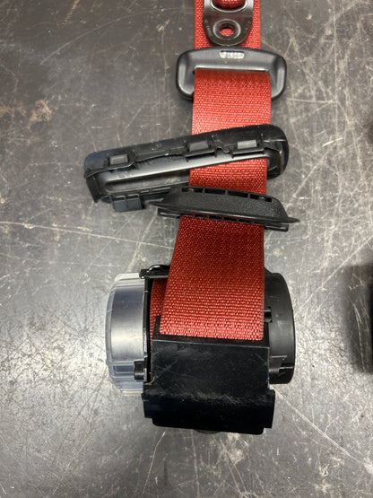 2019 Dodge Charger Hellcat Rear Seat Belt Set Red 6KE111R5AB W/ Buckles OEM