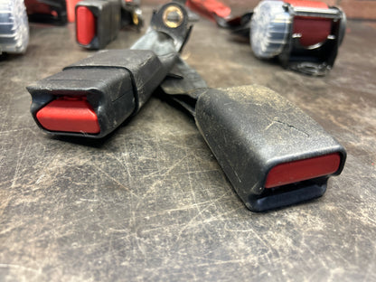 2019 Dodge Charger Hellcat Rear Seat Belt Set Red 6KE111R5AB W/ Buckles OEM