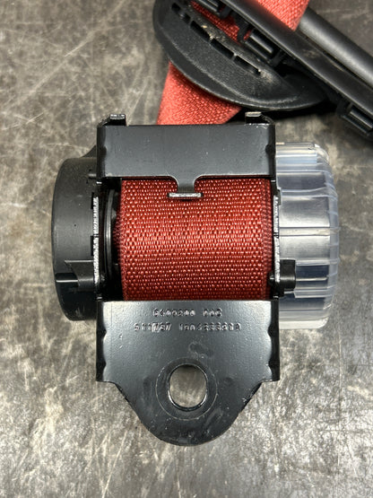 2019 Dodge Charger Hellcat Rear Seat Belt Set Red 6KE111R5AB W/ Buckles OEM