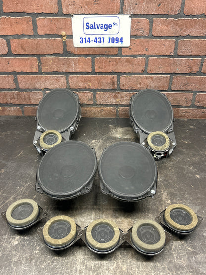 15-23 Dodge Charger Hellcat Harman Kardon Speaker Set Of 9 68043045AD OEM