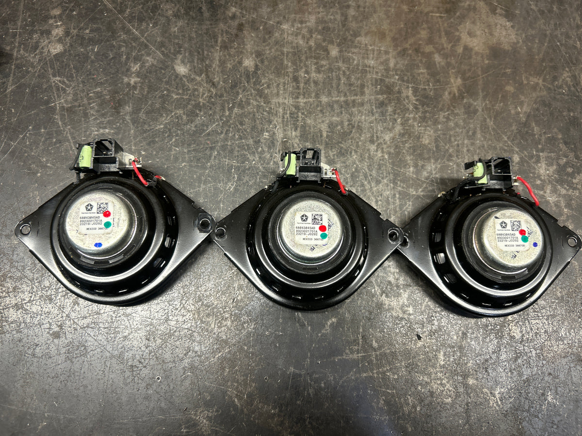 15-23 Dodge Charger Hellcat Harman Kardon Speaker Set Of 9 68043045AD OEM