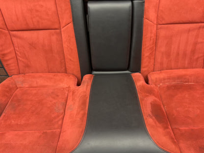 15-23 Challenger Scat Pack SRT Red Alcantara Leather Seat Set Front Rear OEM 87K