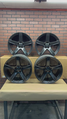 2017-2023 DODGE CHARGER/CHALLENGER SRT HELLCAT 20x9.5 SATIN BLACK OEM WHEELS